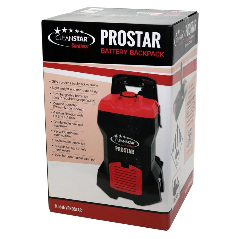 PROSTAR Battery Powered Backpack by CleanstarVacuum CleanerCleanstarPureLineCleaningSupplies.com.au